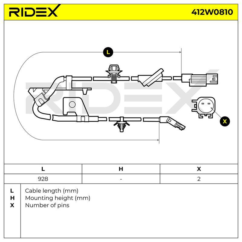 Sensor, wheel speed