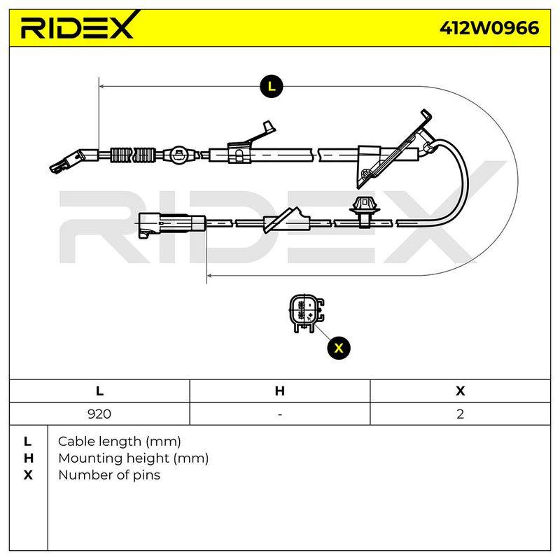 Sensor, wheel speed