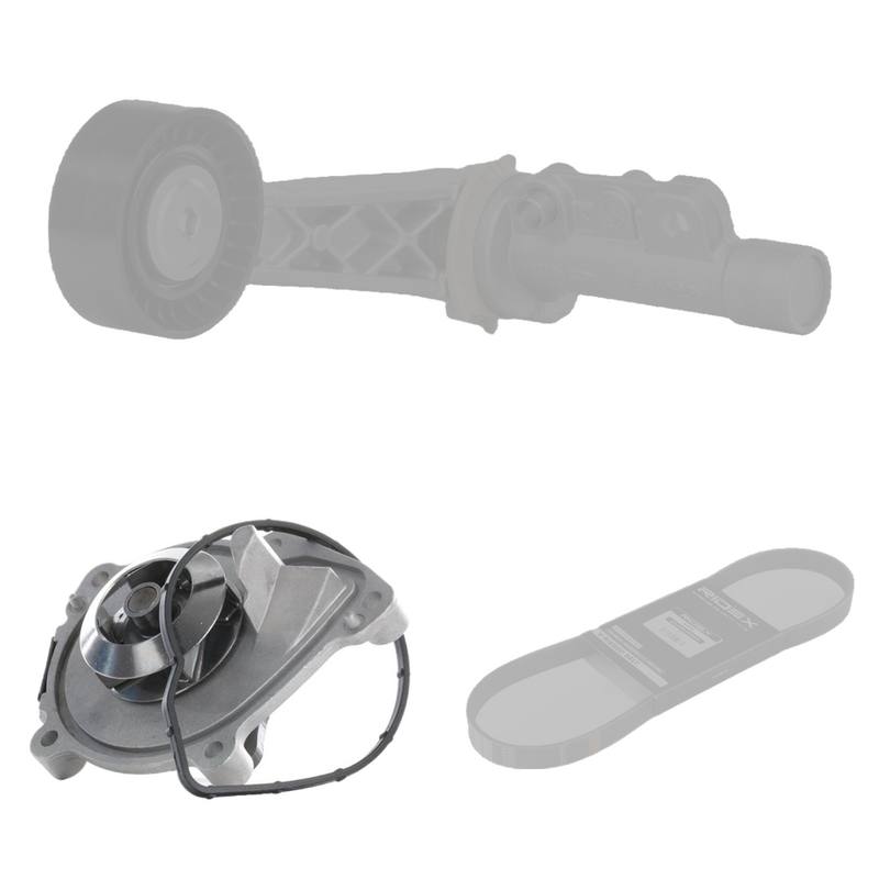 Water Pump + V-ribbed Belt Kit