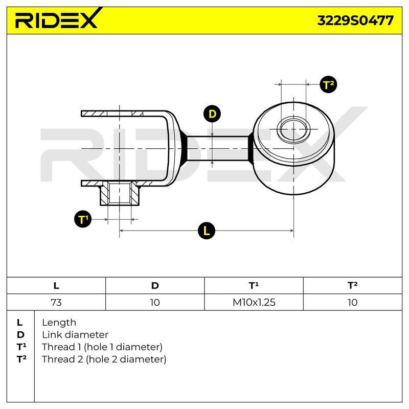 Link/Coupling Rod, stabiliser bar