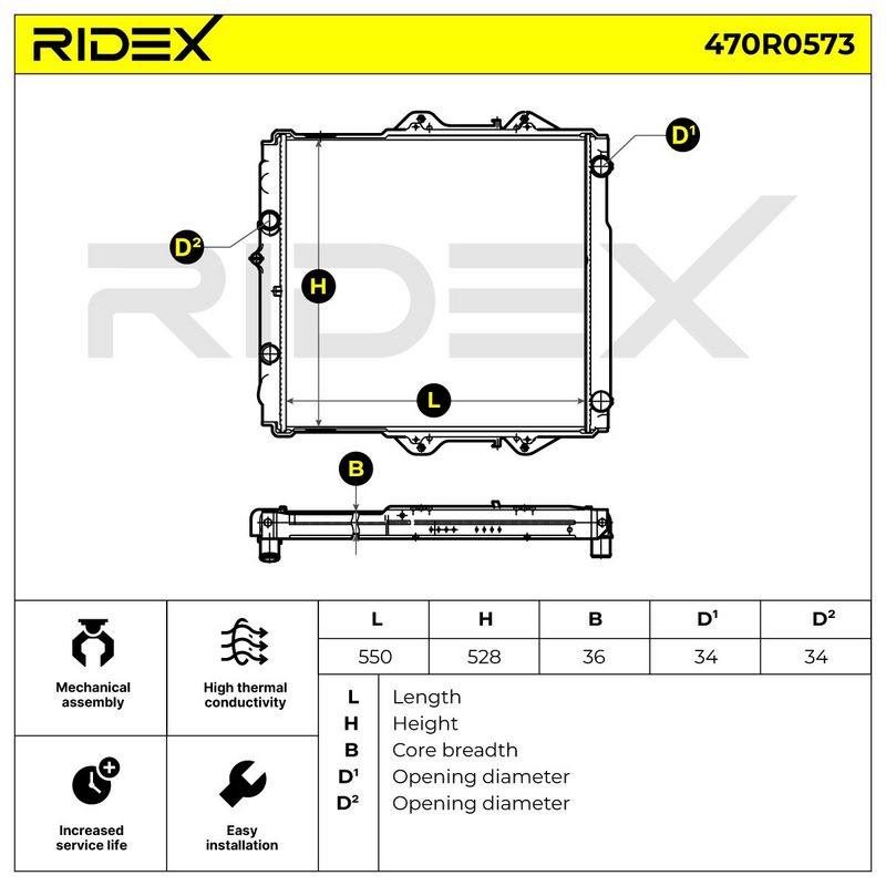 Radiator, engine cooling