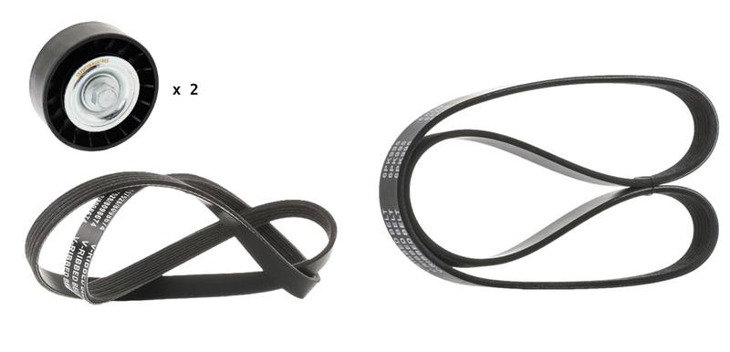 V-ribbed Belt Set