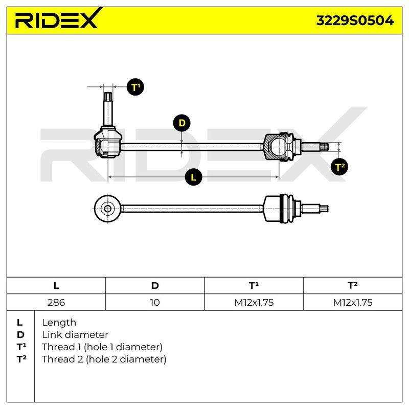 Link/Coupling Rod, stabiliser bar