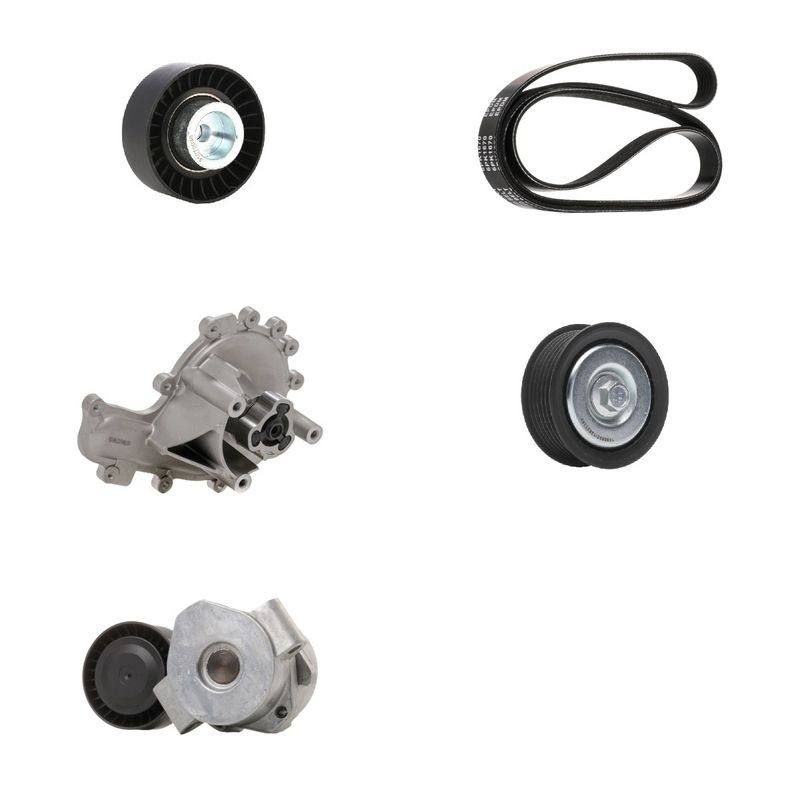 Water Pump + V-ribbed Belt Kit