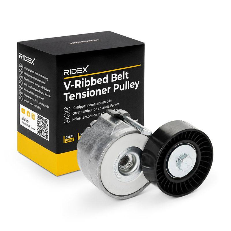 Belt Tensioner, V-ribbed belt