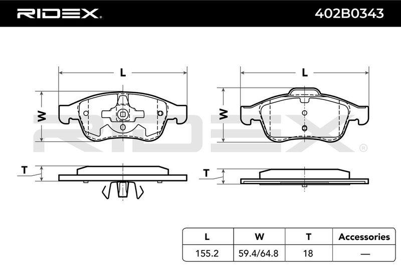 Brake Pad Set, disc brake