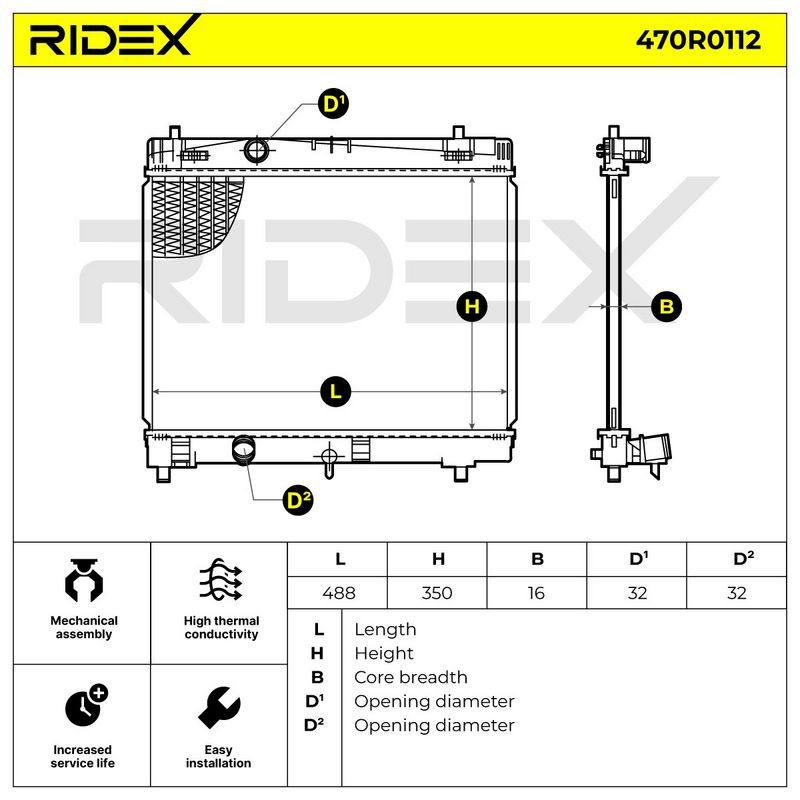 Radiator, engine cooling