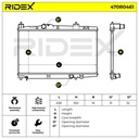 Radiator, engine cooling