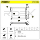 Radiator, engine cooling