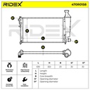 Radiator, engine cooling