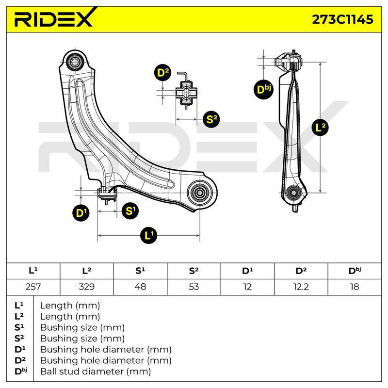 Control/Trailing Arm, wheel suspension