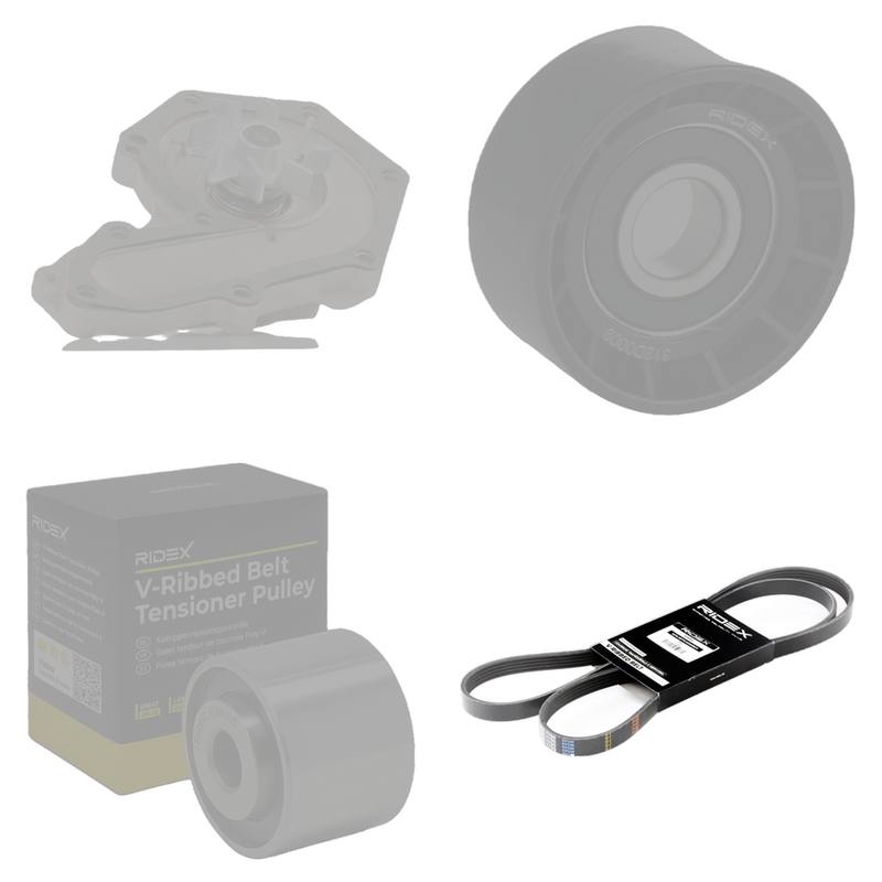 Water Pump + V-ribbed Belt Kit