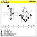 Control/Trailing Arm, wheel suspension