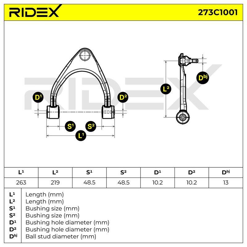 Control/Trailing Arm, wheel suspension