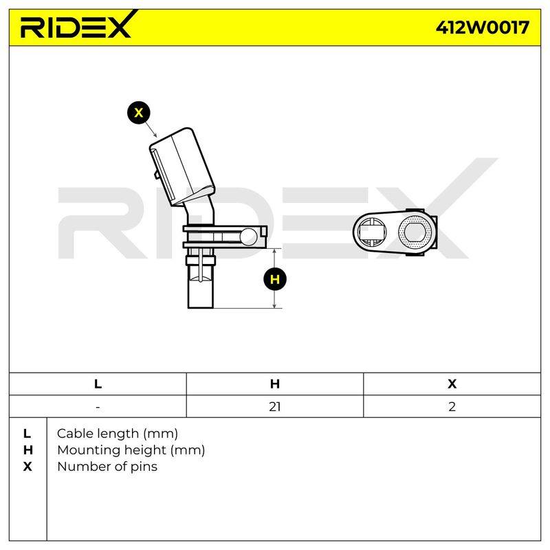 Sensor, wheel speed