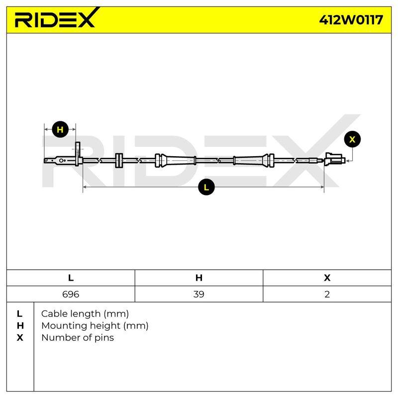 Sensor, wheel speed