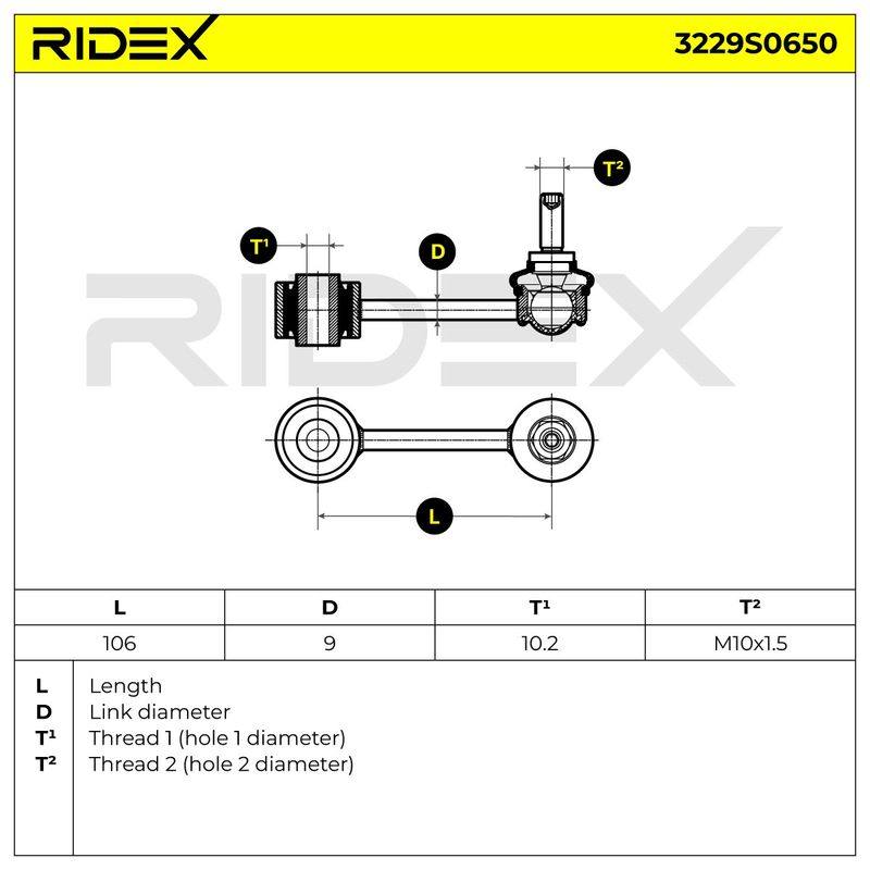 Link/Coupling Rod, stabiliser bar