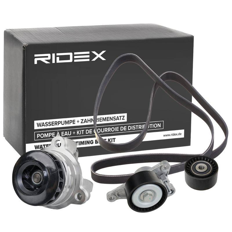 Water Pump + V-ribbed Belt Kit