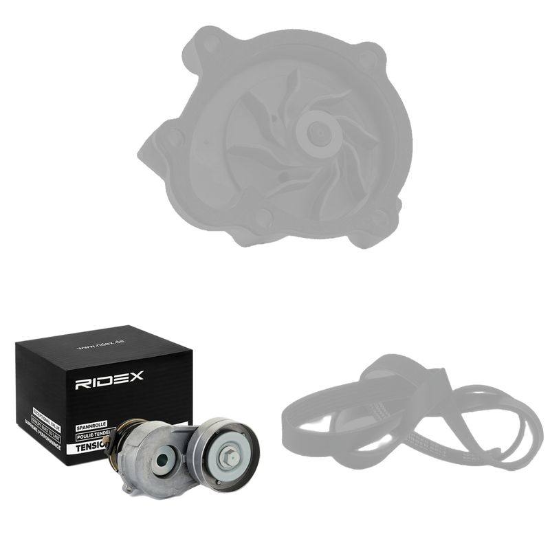 Water Pump + V-ribbed Belt Kit