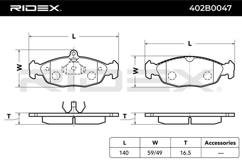 Brake Pad Set, disc brake