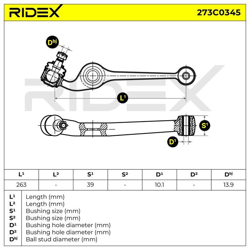 Control/Trailing Arm, wheel suspension