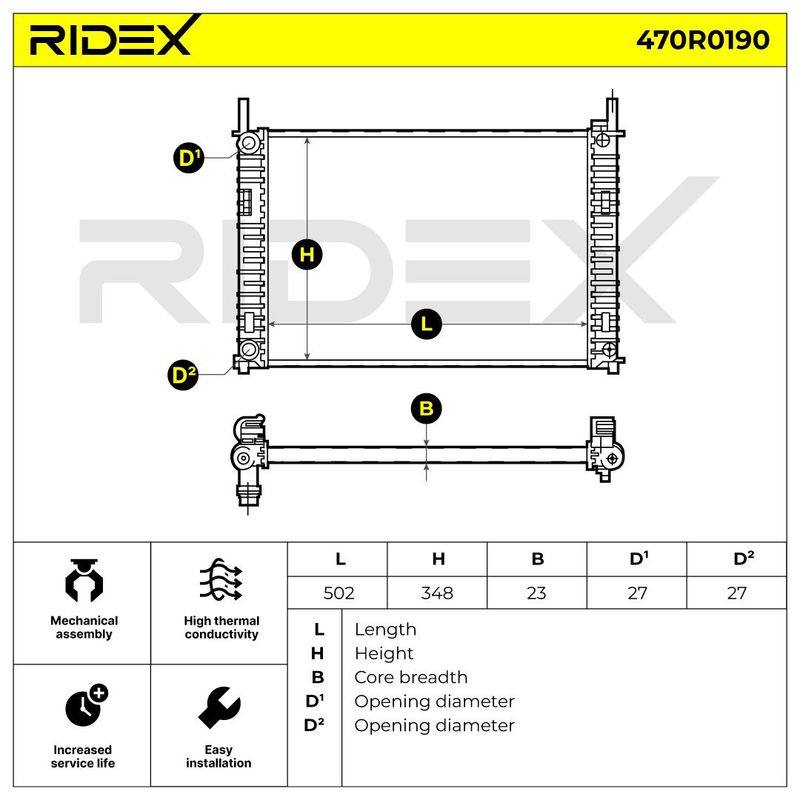 Radiator, engine cooling