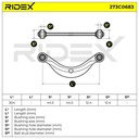 Control/Trailing Arm, wheel suspension