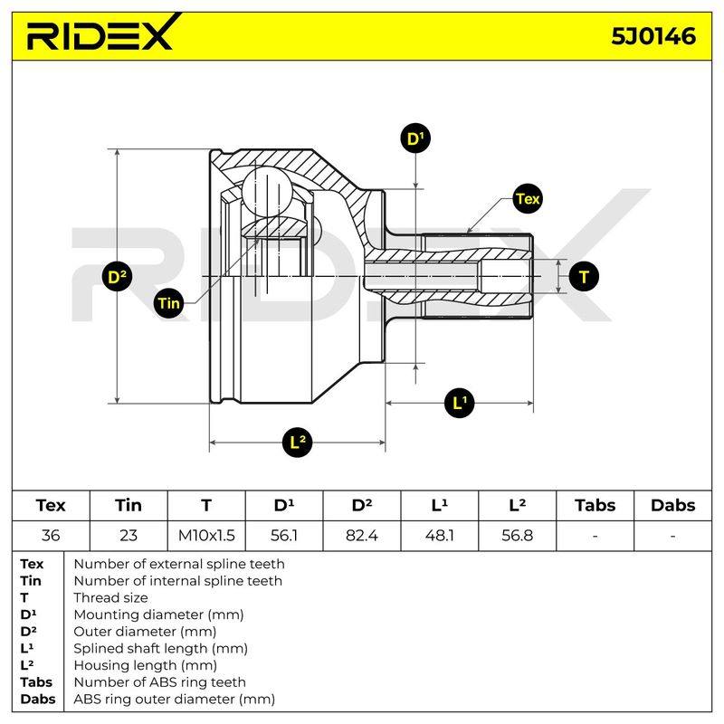 Joint Kit, drive shaft