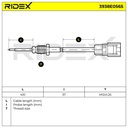 Sensor, exhaust gas temperature