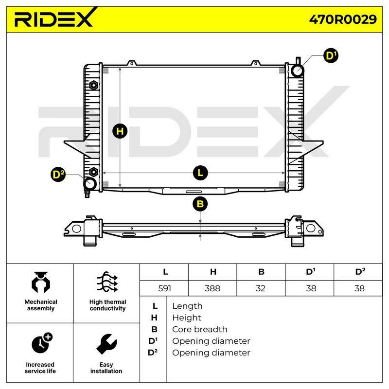 Radiator, engine cooling
