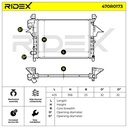 Radiator, engine cooling