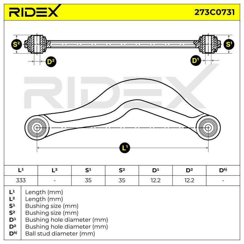 Control/Trailing Arm, wheel suspension