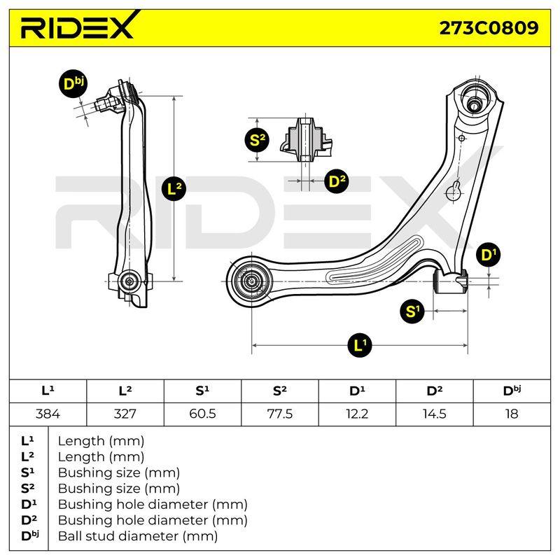 Control/Trailing Arm, wheel suspension