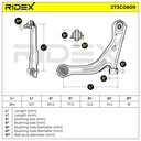 Control/Trailing Arm, wheel suspension