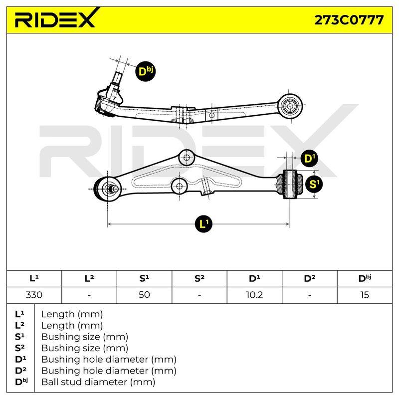 Control/Trailing Arm, wheel suspension