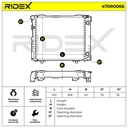 Radiator, engine cooling