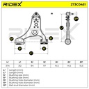 Control/Trailing Arm, wheel suspension