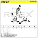 Control/Trailing Arm, wheel suspension