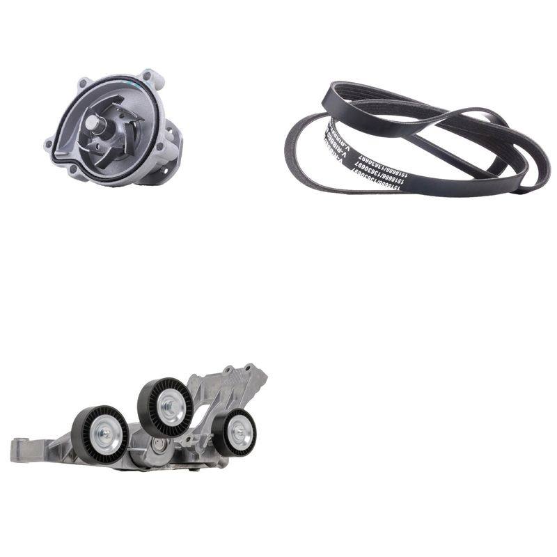 Water Pump + V-ribbed Belt Kit