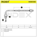 Sensor, exhaust gas temperature
