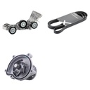 Water Pump + V-ribbed Belt Kit
