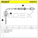 Sensor, exhaust gas temperature