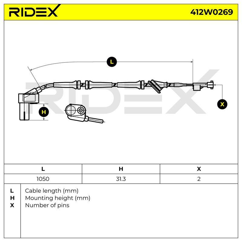 Sensor, wheel speed