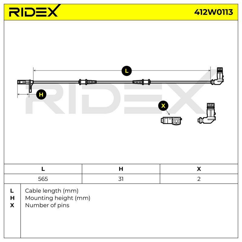 Sensor, wheel speed
