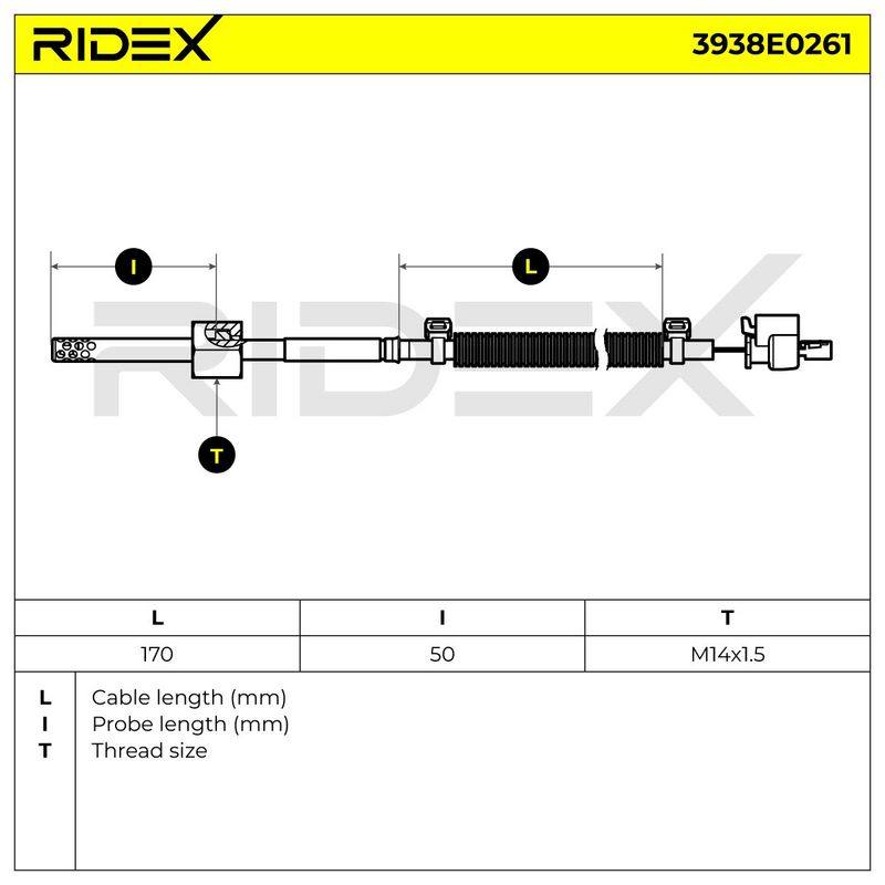 Sensor, exhaust gas temperature