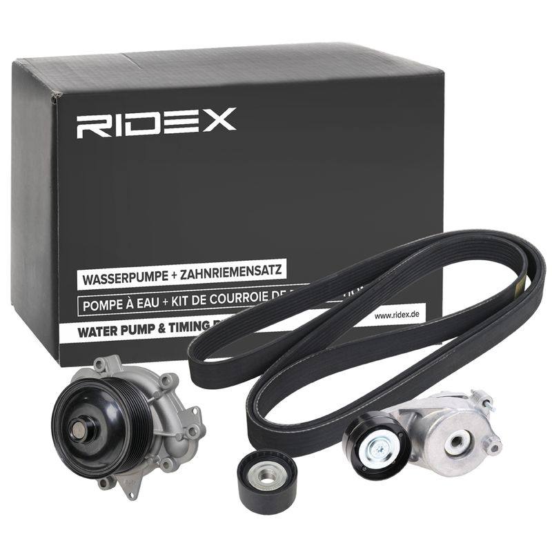 Water Pump + V-ribbed Belt Kit