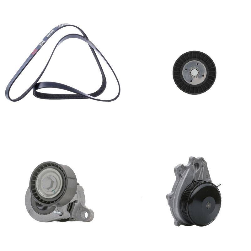 Water Pump + V-ribbed Belt Kit