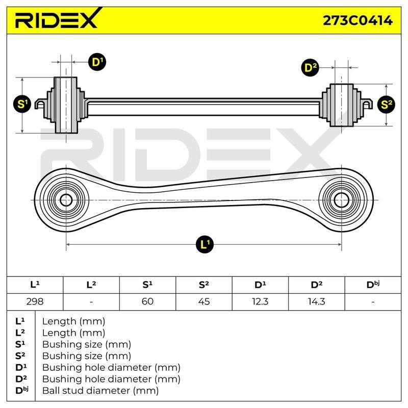 Control/Trailing Arm, wheel suspension