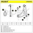 Control/Trailing Arm, wheel suspension