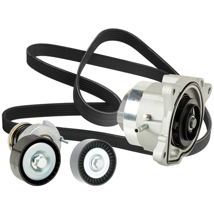 Water Pump + V-ribbed Belt Kit